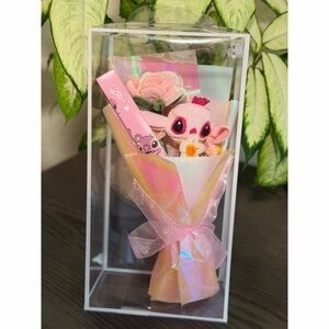 Pink Plush Bouquet Gift Set